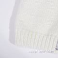 baby autumn and winter knitted brimmed hat for winter